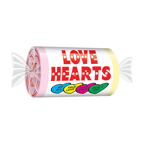 Swizzels Mini LOVE HEARTS Roll Sweets Wedding Favours Retro Party Bag Valentines