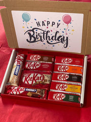 Personalised KitKat Chocolate Gift Hamper Birthday, Best Friend, Fathers Day Box