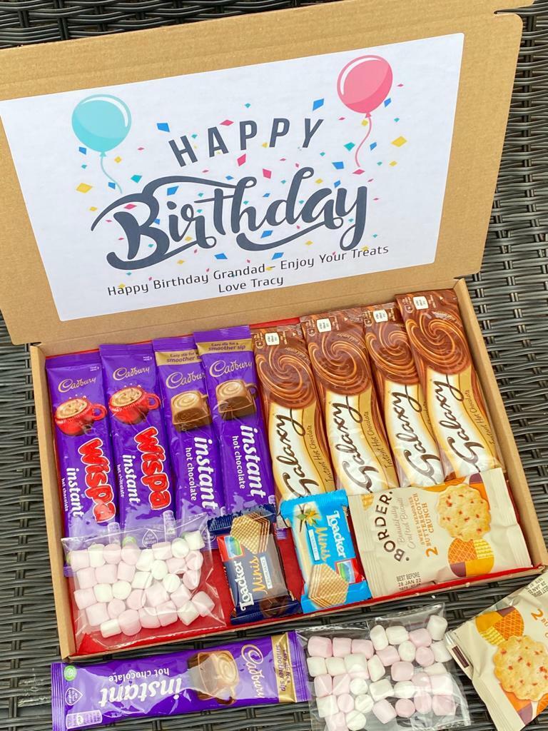 🍫 GALAXY CADBURY MILK CHOCOLATE PERSONALISED HAMPER Hot Chocolate Gift ...