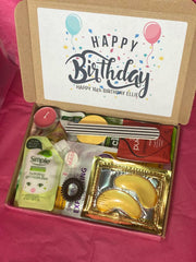 Ladies Pamper Hamper Personalised Letterbox Birthday Skin Care Gift Box for Her