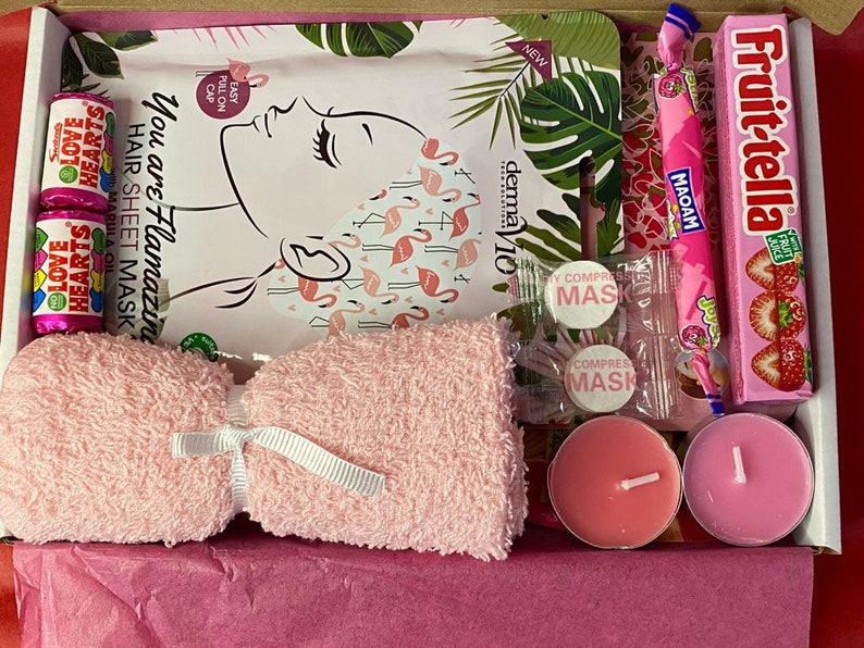 Personalised Self Care Hamper Spa Pamper Box, Gift Box For Her Birthday, Hug In A Box, Mothers Day Gift Hamper - Easter Gifts